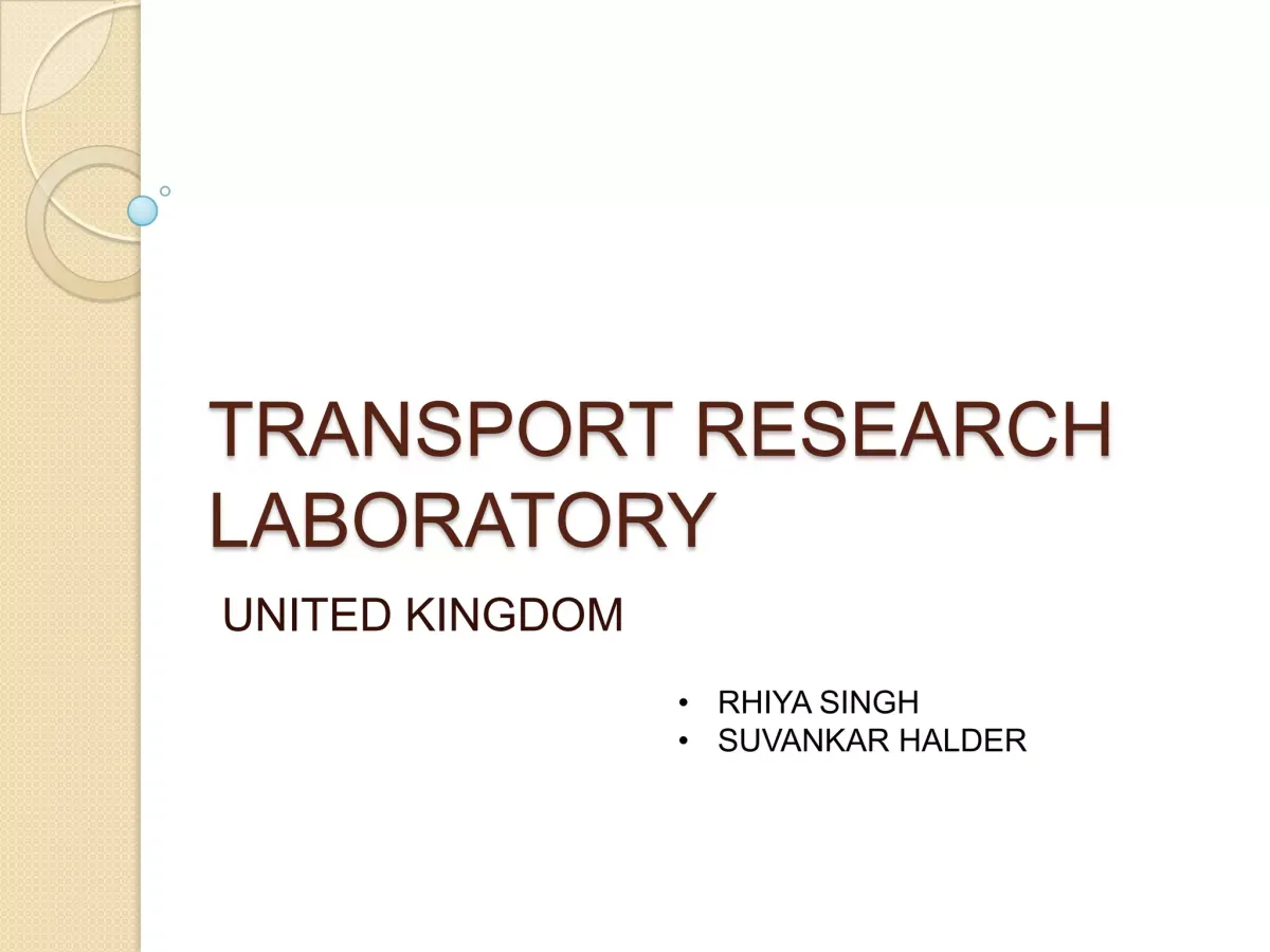 Transport Research Laboratory